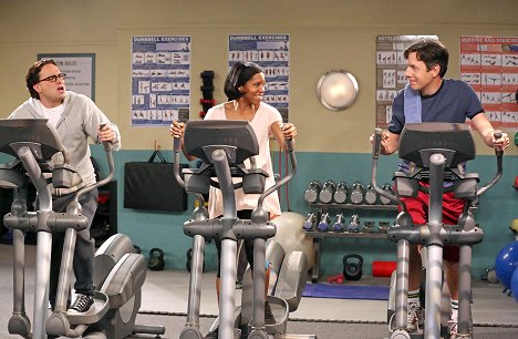 Johnny Galecki, Regina King, John Ross Bowie - The Big Bang Theory - Kein Job fürs Leben - Filmfotos