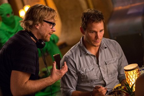 Morten Tyldum, Chris Pratt - Passengers - Van de set