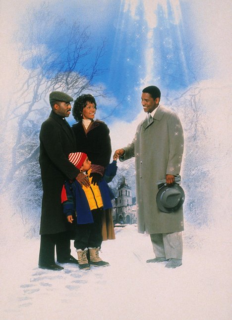 Courtney B. Vance, Justin Pierre Edmund, Whitney Houston, Denzel Washington - Rendezvous mit einem Engel - Werbefoto