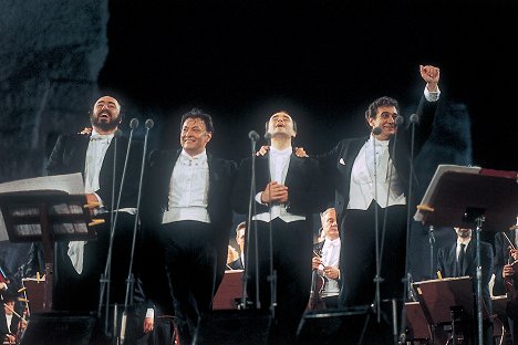 Luciano Pavarotti, Zubin Mehta, José Carreras, Plácido Domingo