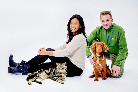 Liz Bonnin, Chris Packham - Cats v Dogs: Which Is Best? - Werbefoto
