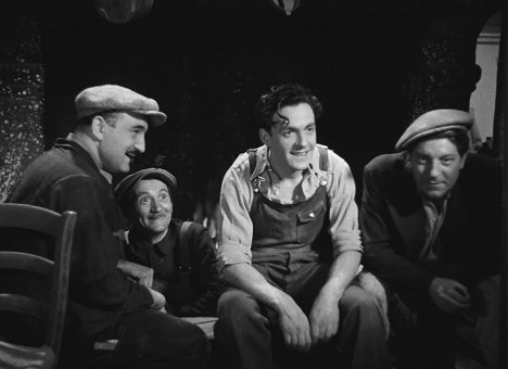 Charles Vanel, Raymond Aimos, Charles Dorat, Jean Gabin - La Belle Équipe - Do filme