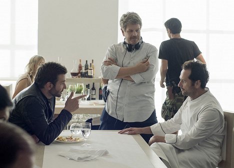 Bradley Cooper, Matthew Rhys, John Wells - Una buena receta - Del rodaje