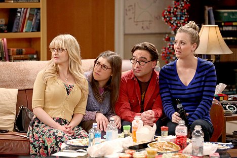 Melissa Rauch, Mayim Bialik, Johnny Galecki, Kaley Cuoco - The Big Bang Theory - Mein Gespräch mit Mutter - Filmfotos