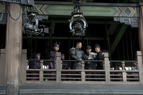 Xuan Huang, Hanyu Zhang, Yimou Zhang, Andy Lau - Velká čínská zeď - Z natáčení