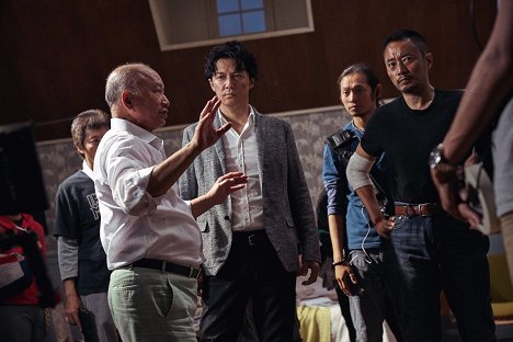 John Woo, Masaharu Fukuyama, Hanyu Zhang - Manhunt - Van de set