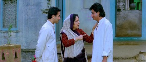 Salman Khan, Rakhee Gulzar, Shahrukh Khan - Karan Arjun - Film