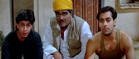 Shahrukh Khan, Ashok Saraf, Salman Khan - Karan Arjun - Kuvat elokuvasta