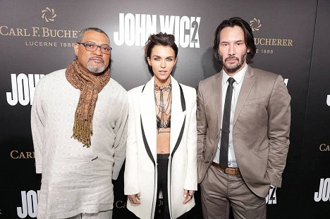 Laurence Fishburne, Ruby Rose, Keanu Reeves - John Wick: Chapter 2 - Events