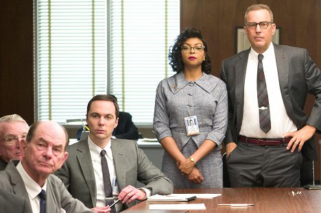 Ken Strunk, Jim Parsons, Taraji P. Henson, Kevin Costner - Figuras ocultas - De la película