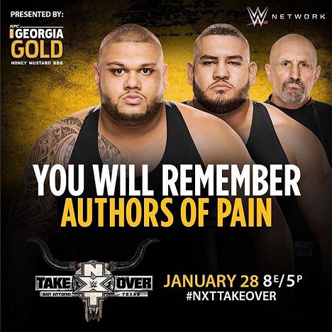 Sunny Dhinsa, Gzim Selmani, Paul Ellering - NXT TakeOver: San Antonio - Werbefoto
