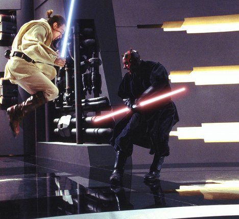 Ewan McGregor, Ray Park - Star Wars: Episode I - Die dunkle Bedrohung - Filmfotos