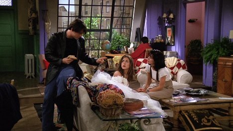 Matt LeBlanc, Jennifer Aniston, Courteney Cox - Przyjaciele - Ten, w którym Monica zdobywa współlokatorkę - Z filmu