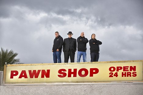 Corey Harrison, Richard Harrison, Rick Harrison, Austin Russell - Pawn Stars - Die drei vom Pfandhaus - Werbefoto