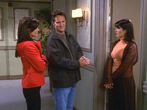 Courteney Cox, Matthew Perry, Stacy Galina - Friends - The One with the Nap Partners - Van film