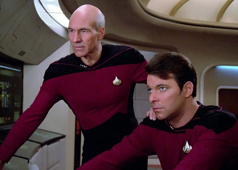 Patrick Stewart, Jonathan Frakes - Star Trek: Następne pokolenie - Binarzy - Z filmu