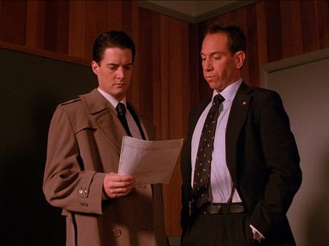 Kyle MacLachlan, Miguel Ferrer - Twin Peaks - Rest in Pain - Van film