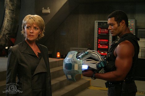 Amanda Tapping, Christopher Judge - Csillagkapu - Gemini - Filmfotók