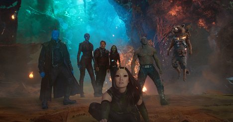 Michael Rooker, Karen Gillan, Chris Pratt, Zoe Saldana, Pom Klementieff, Dave Bautista - Guardians of the Galaxy Vol. 2 - Photos