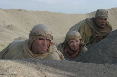 Richard Dean Anderson, Amanda Tapping, Christopher Judge - Stargate Kommando SG-1 - Moebius - Teil 1 - Filmfotos