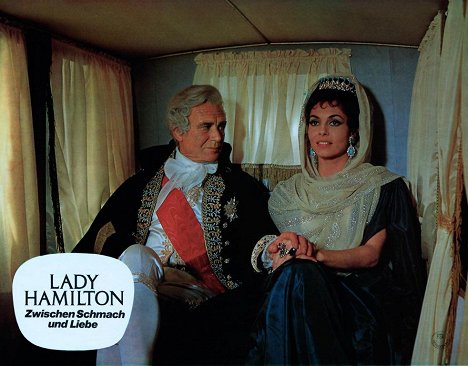 John Mills, Michèle Mercier - Le calde notti di Lady Hamilton - Cartões lobby