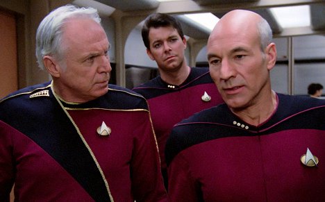 Ward Costello, Jonathan Frakes, Patrick Stewart - Star Trek - Das nächste Jahrhundert - Die Verschwörung - Filmfotos