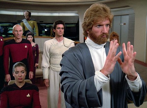 Patrick Stewart, Leo Damian, Howie Seago - Star Trek: The Next Generation - Loud as a Whisper - Photos