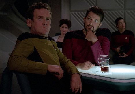 Colm Meaney, Jonathan Frakes - Star Trek: The Next Generation - The Icarus Factor - Photos