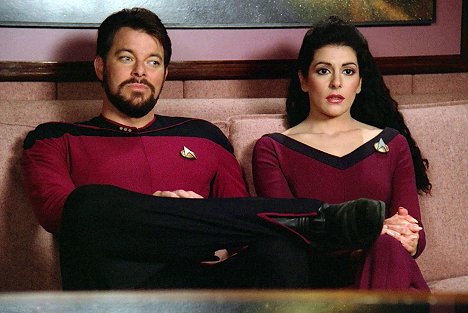 Jonathan Frakes, Marina Sirtis - Star Trek: The Next Generation - Manhunt - Photos