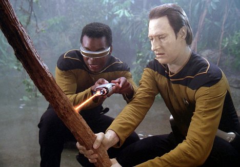 LeVar Burton, Brent Spiner - Star Trek: The Next Generation - Shades of Gray - Van film