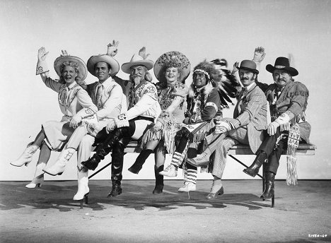 Betty Hutton, Howard Keel, Louis Calhern, Benay Venuta, J. Carrol Naish, Keenan Wynn, Edward Arnold - La reina del oeste - Promoción