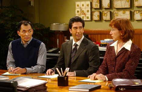 Ming Lo, David Schwimmer, Cathy Lind Hayes