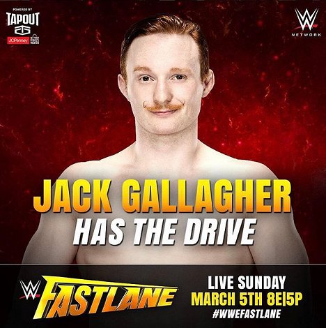 Jack Claffey - WWE Fastlane - Promoción