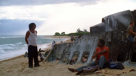 Naveen Andrews, Harold Perrineau - Lost - House of the Rising Sun - Van film