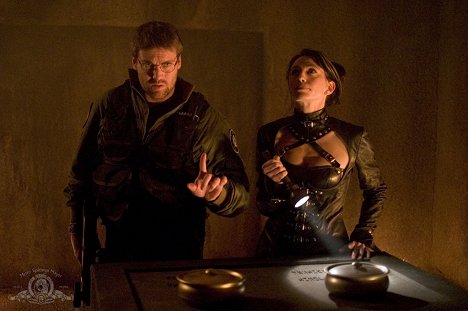 Michael Shanks, Claudia Black - Stargate Kommando SG-1 - Avalon - Filmfotos