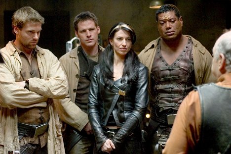 Michael Shanks, Ben Browder, Claudia Black, Christopher Judge - Stargate Kommando SG-1 - Unsichtbare Fesseln - Filmfotos