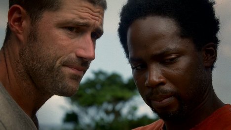 Matthew Fox, Harold Perrineau - Lost - Eltűntek - Életveszélyben - Filmfotók