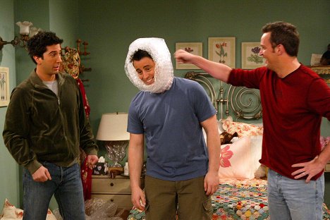 David Schwimmer, Matt LeBlanc, Matthew Perry - Friends - The One with Rachel's Going Away Party - Photos