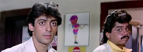 Salman Khan, Laxmikant Berde - Maine Pyar Kiya - Kuvat elokuvasta