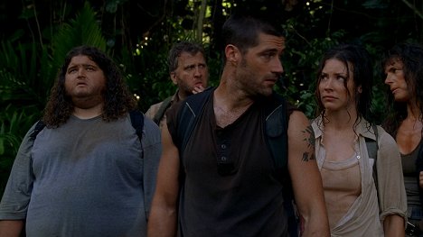 Jorge Garcia, Daniel Roebuck, Matthew Fox, Evangeline Lilly, Mira Furlan - Lost - Exodus (2) - Filmfotos