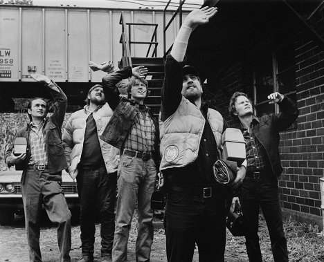 John Cazale, Chuck Aspegren, Christopher Walken, Robert De Niro, John Savage - A szarvasvadász - Filmfotók