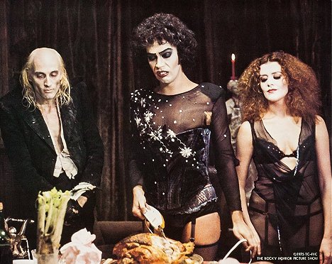 Richard O'Brien, Tim Curry, Patricia Quinn - The Rocky Horror Picture Show - Filmfotos