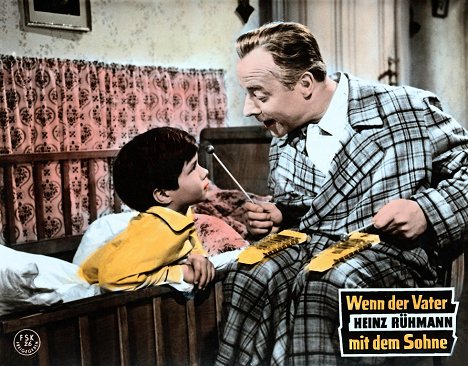 Oliver Grimm, Heinz Rühmann - Wenn der Vater mit dem Sohne - Lobby karty
