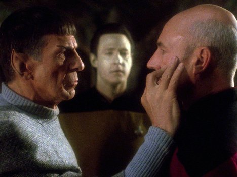 Leonard Nimoy, Brent Spiner, Patrick Stewart - Star Trek - Das nächste Jahrhundert - Wiedervereinigung? (2) - Filmfotos