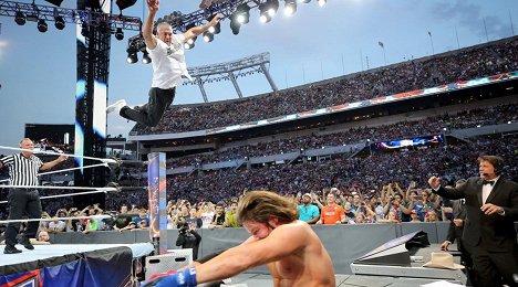 Shane McMahon, Allen Jones, John Layfield - WrestleMania 33 - Filmfotos