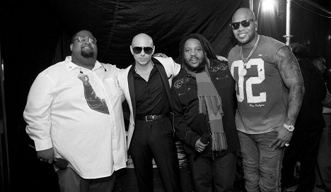 Pitbull, Flo Rida - WrestleMania 33 - Forgatási fotók
