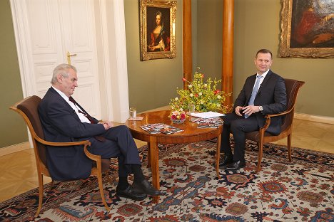 Miloš Zeman, Jaromír Soukup - Týden s prezidentem - Photos