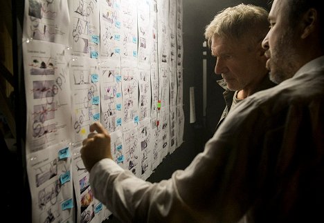 Harrison Ford, Denis Villeneuve - Blade Runner 2049 - Van de set