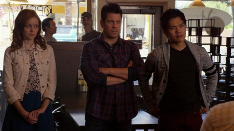 Lindy Booth, Christian Kane, John Harlan Kim - The Librarians - And the City of Light - Photos