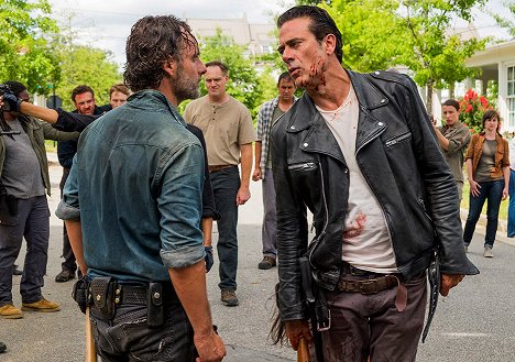 Andrew Lincoln, Jeffrey Dean Morgan - The Walking Dead - Dobogó szívek - Filmfotók